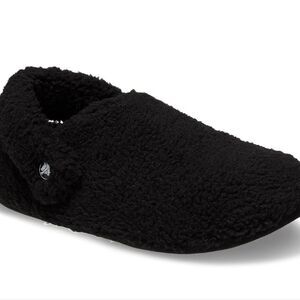 Crocs Classic Cozzzy Slipper- Black